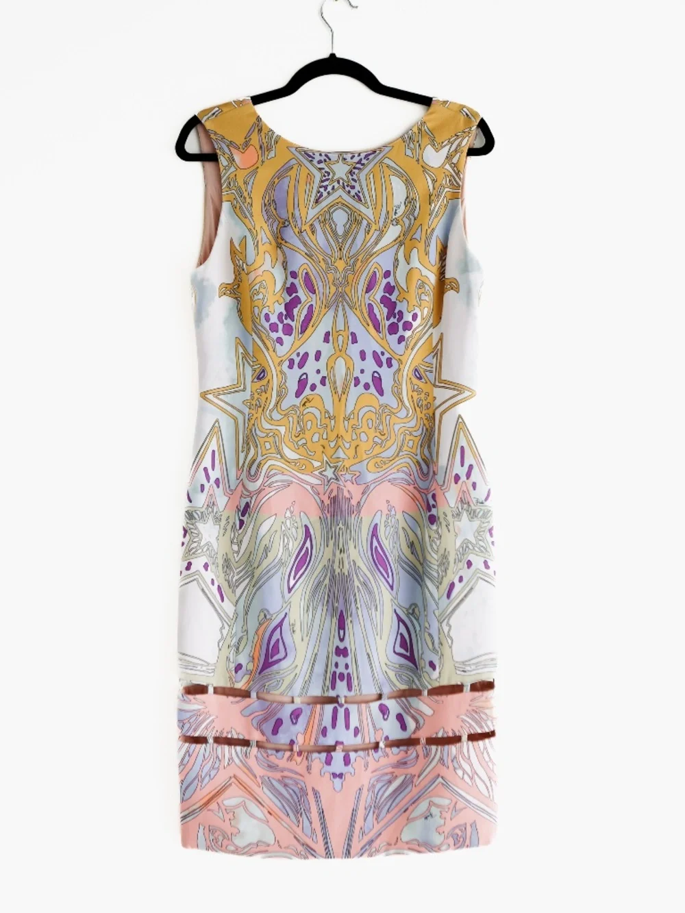 PUCCI spring 2016 pastel silk shift dress 38 IT US 8 - Picture 6 of 11